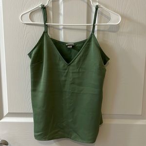 EUC A New Day Satin silk cami tank top with adjustable straps